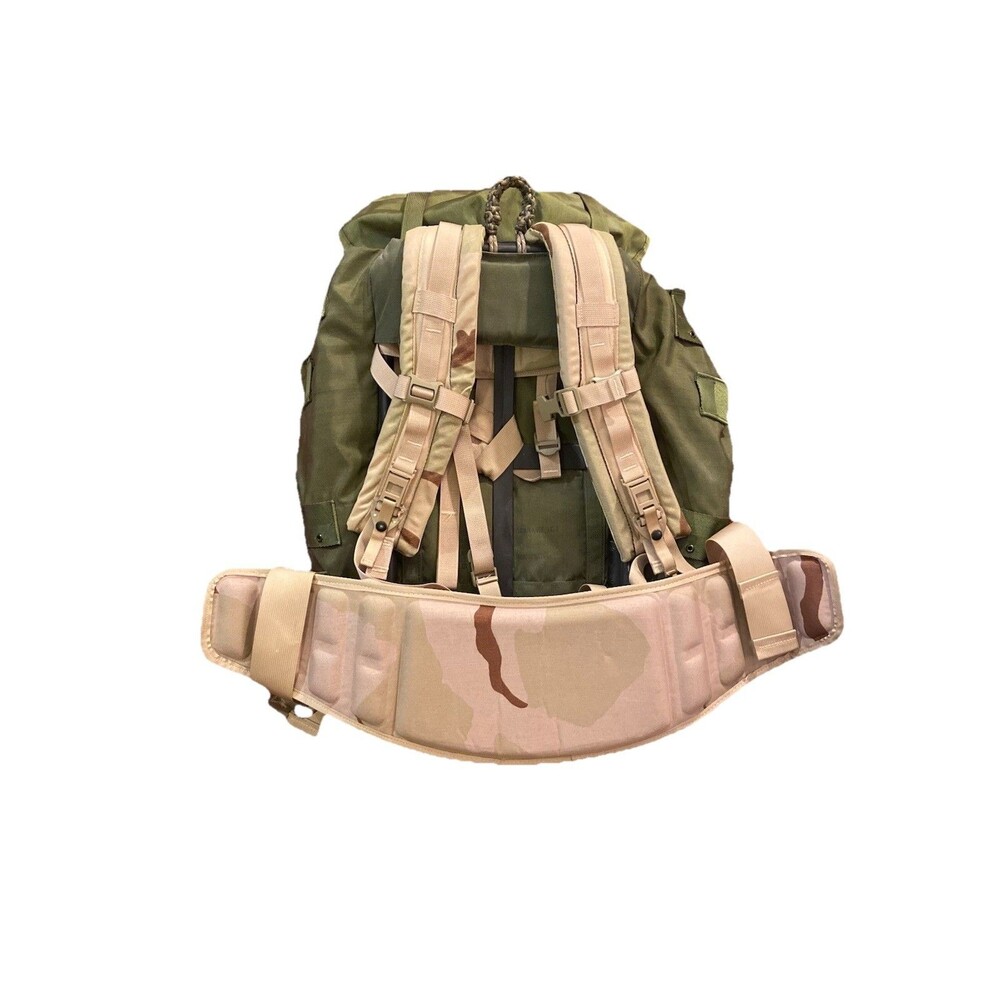 USGI Army Military Field Pack Combat Molle Backpack Hiking Camp Camo Rucksack